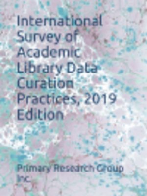 cover image of International Survey of Academic Library Data Curation Practices